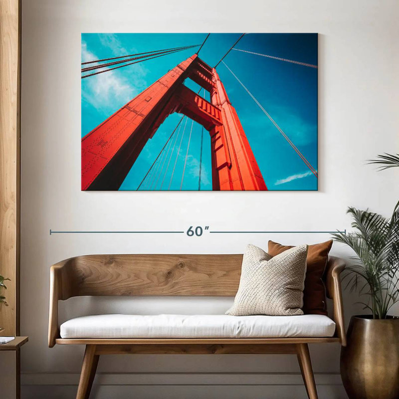 Lilie Gate Bridge Cables, 32" H x 48" W