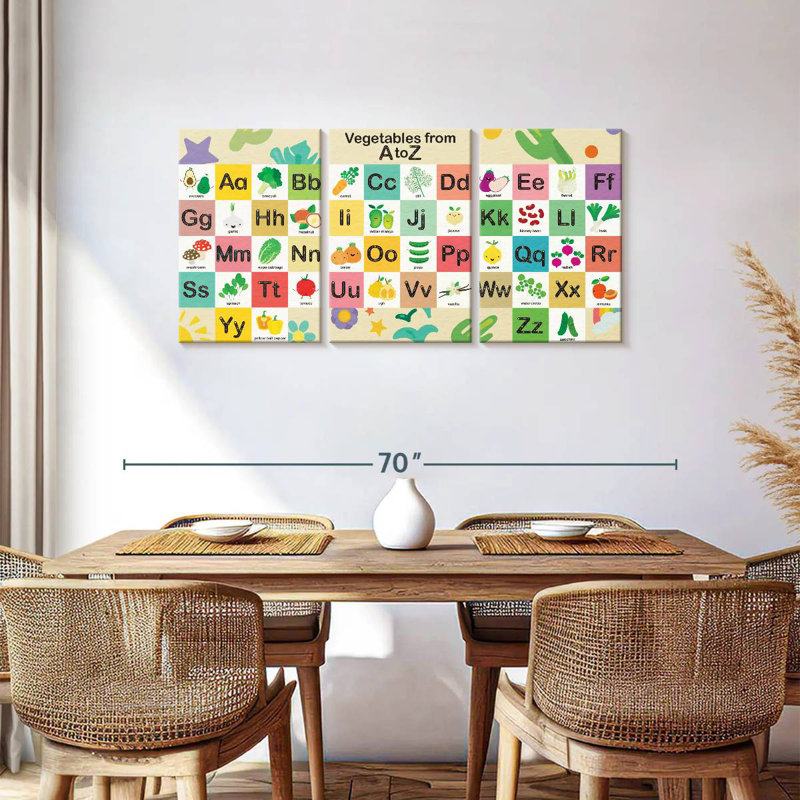 Tableau Ash Ash de A à Z, H 27 po x l 56 po