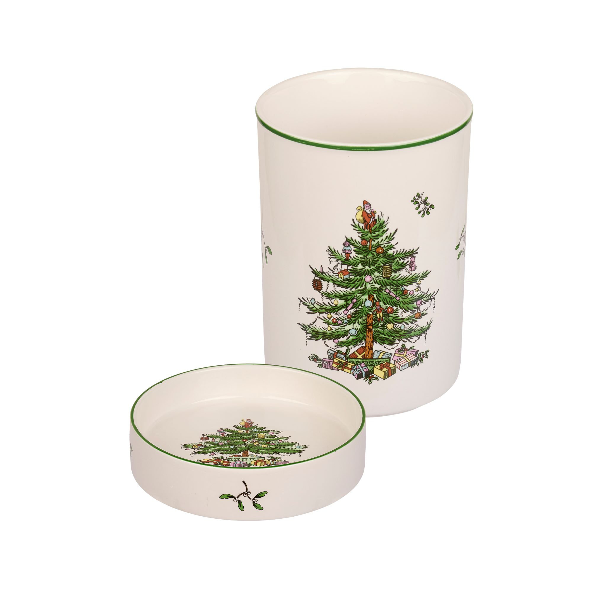 Spode Christmas Tree 2Pc Wine Chiller & Coaster Set Wayfair