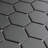 Gotham Hex  2" 11-1/8 " x 12-5/8 " Porcelain Mosaic Floor and Wall Tile-59355350