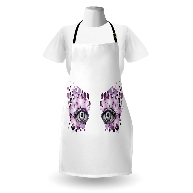 No Pattern Bib Apron