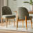 Hillier Linen Blend Parson Chairs with Solid Wood Legs -1104132769