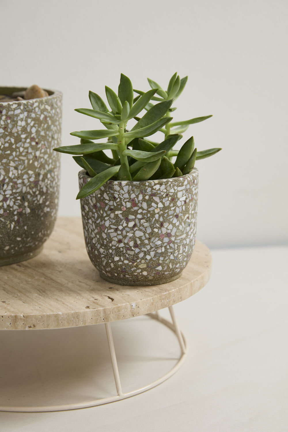 Verde Pot, 4" H x 4.5" W x 4.5" D