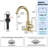 Single-handle Bathroom Faucet with Drain Assembly-93816111