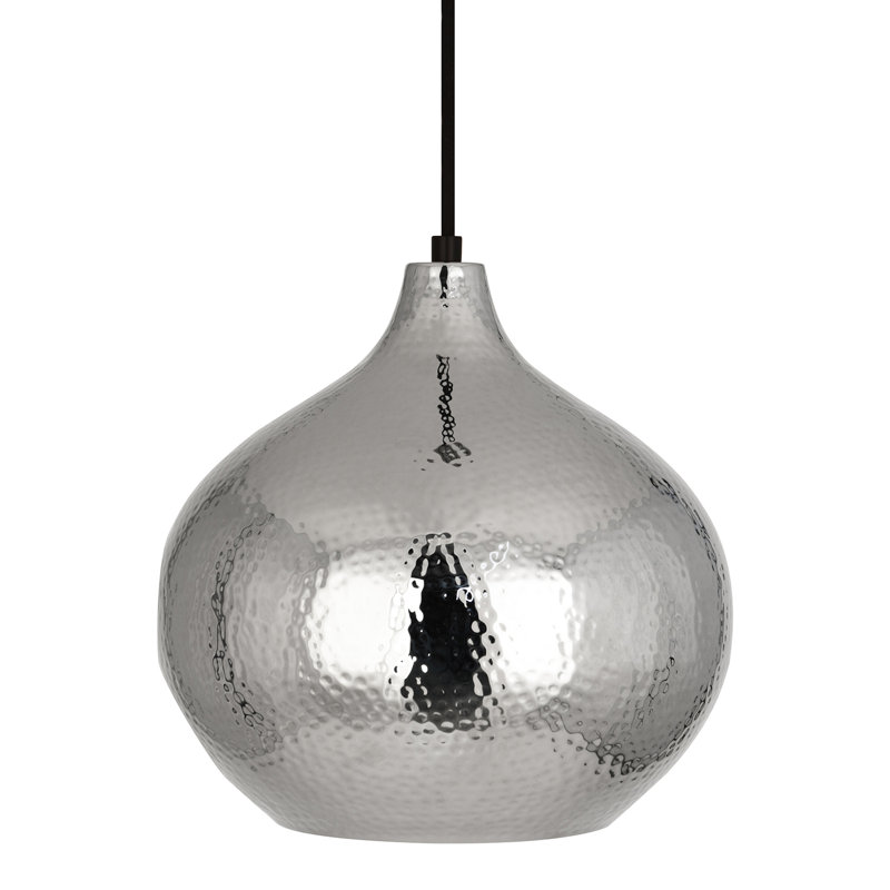 Dal 1 - Light Pendant, Polished Nickel/Black, Polished Nickel