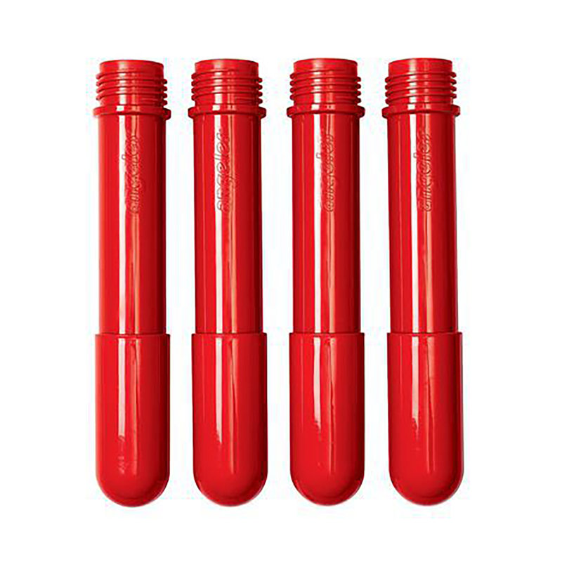 BASELINE Extra Table Legs 4 Pack, 16", Candy Apple Red