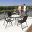 Chaise de terrasse pliante Basit