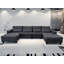 Canapé modulaire en microfibre avec repose-pieds Begraj-700082976-700082979