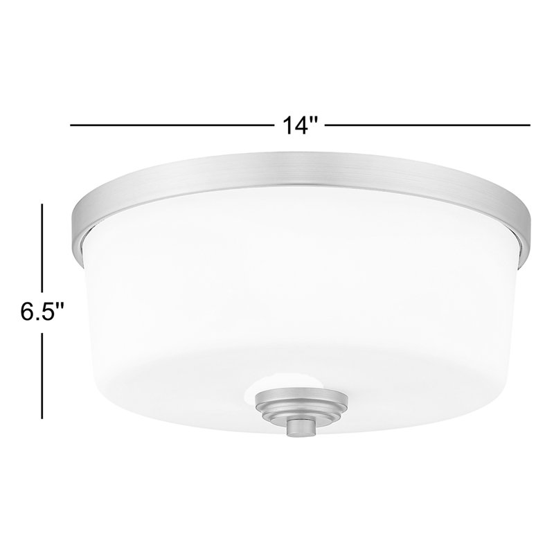 Plafonnier encastré 3 lumières 14 po Ceron
