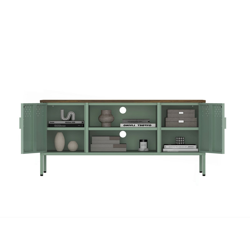 Armoire de rangement familiale, Vert sauge