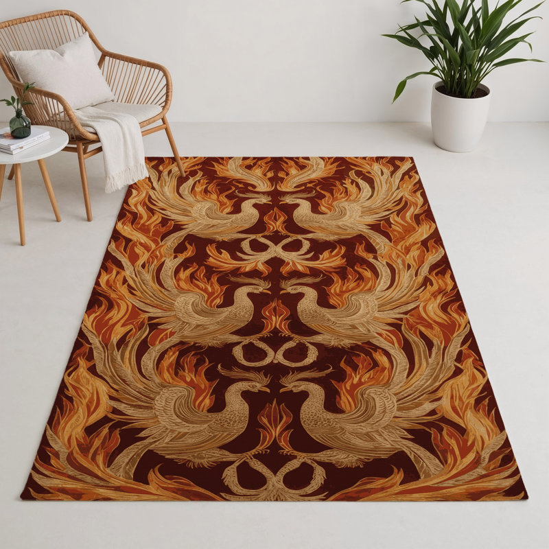 Tapis d'intérieur et d'extérieur brun français, Rectangulaire 3 pi x 5 pi