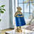 21"H Gold Resin Monkey Table Lamp  With Shade-756600881-756600886