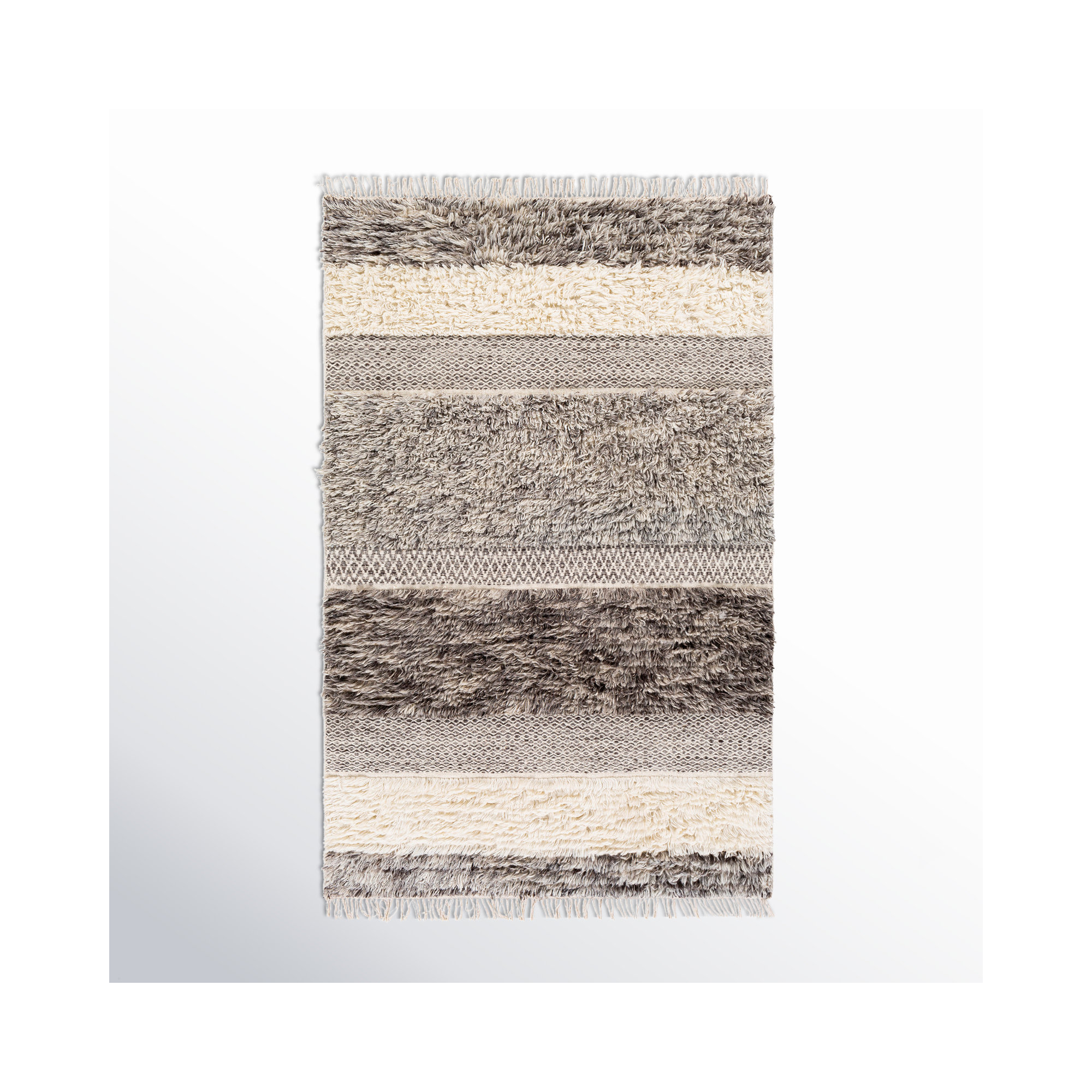Catalina Handmade Wool Rug, Rectangle 2' x 3'