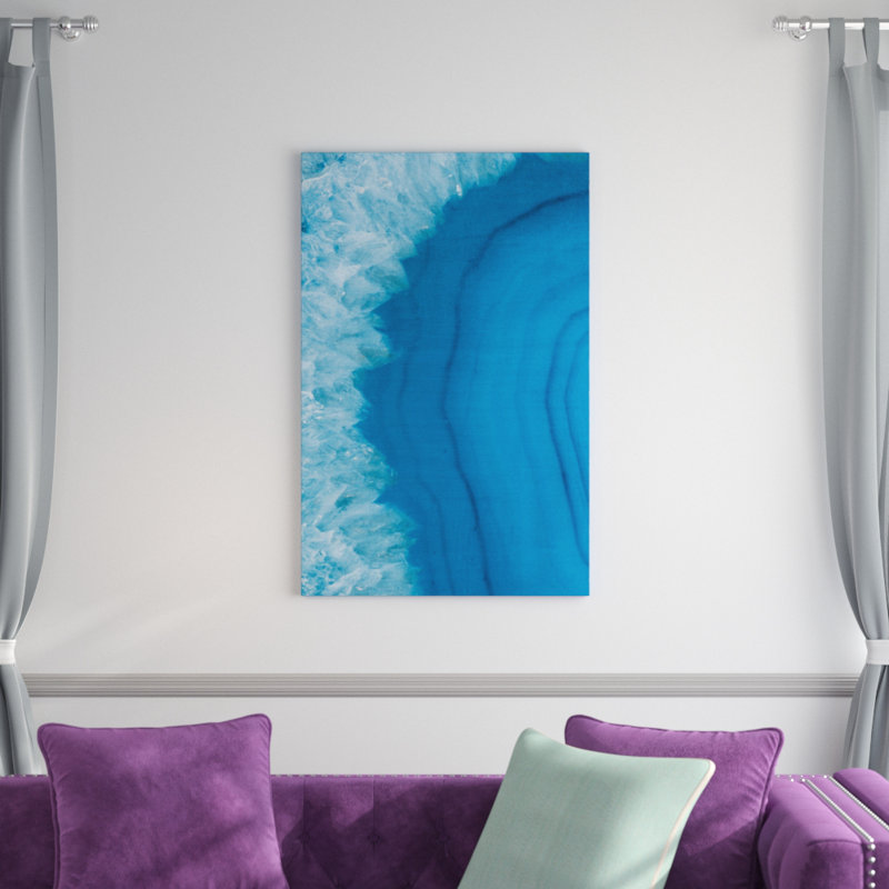 « agate geode i », reproduction, H 26 po x l 18 po x P 1,5 po, Toile