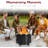 Round Wood Burning Smokeless Outdoor Fireplace