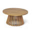 Table basse d'extérieur en bois d'acacia