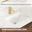 Ensemble de meuble-lavabo simple 48 po avec plateau Cristo-306194639