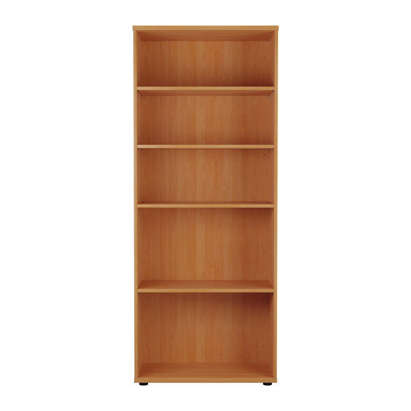 Buariki 80 cm W Standard Bookcase, 200cm. H x 80cm. W x 45cm. D, Beech