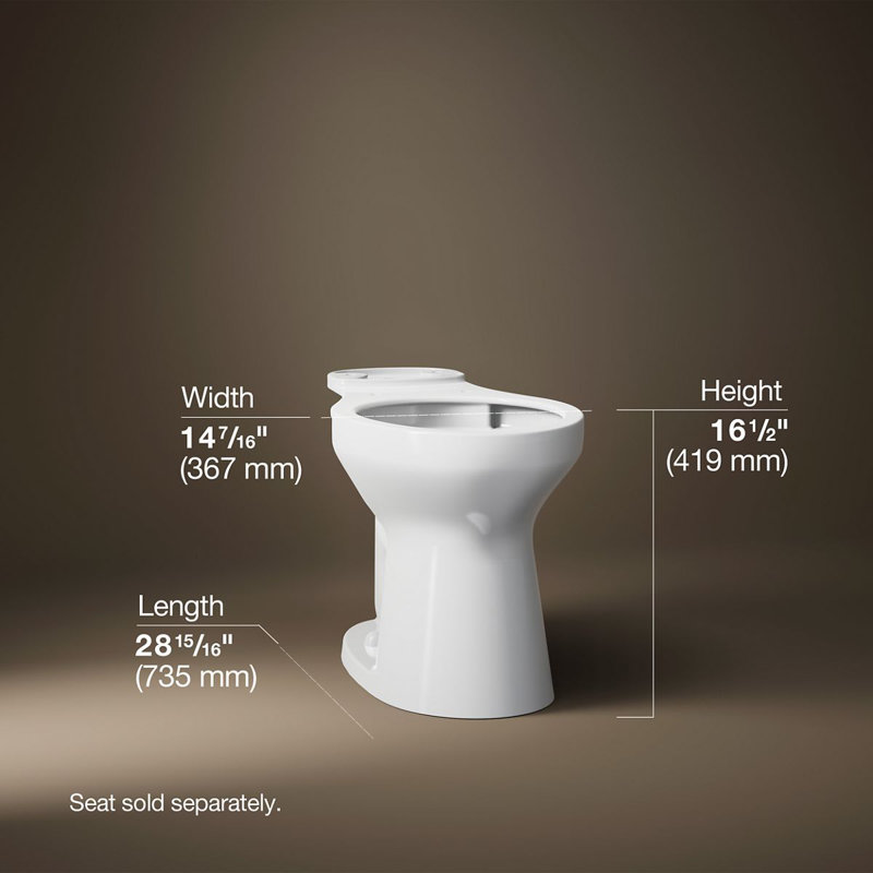 Cuvette de toilette Cimarron, Blanc