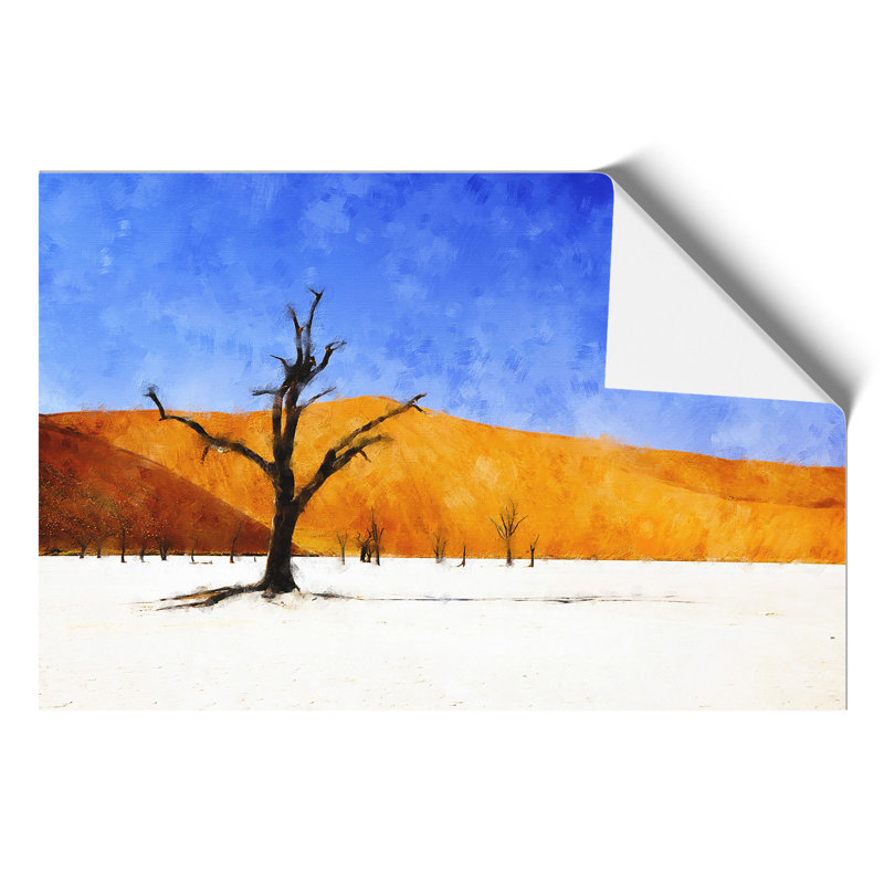 Trees in the Namibia Desert 1 Piece Wall Art, 30cm H x 42cm W x 0.1cm D