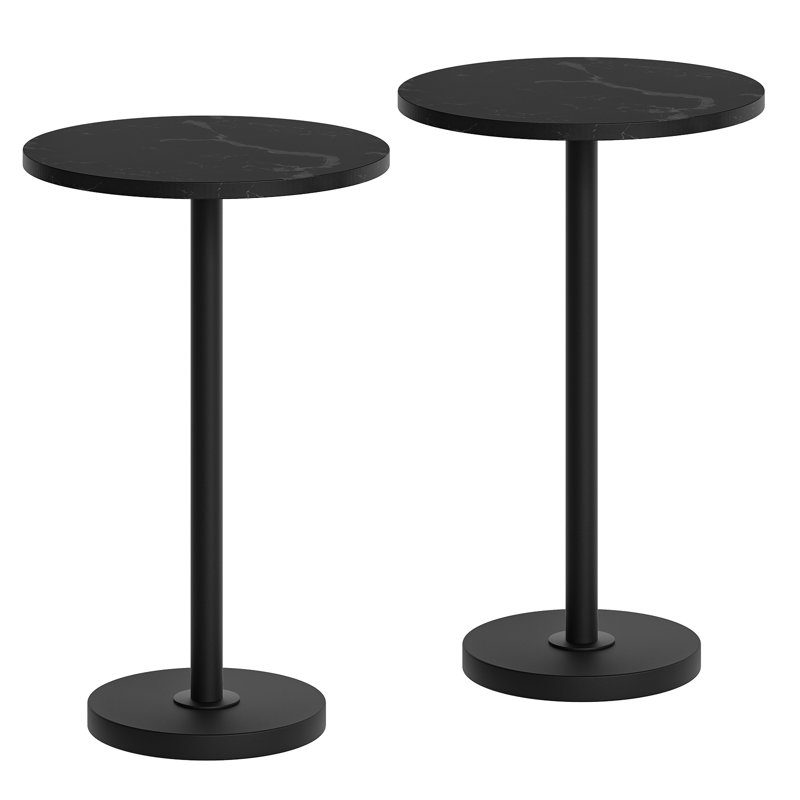 Table de bout 24,7 po, Noir