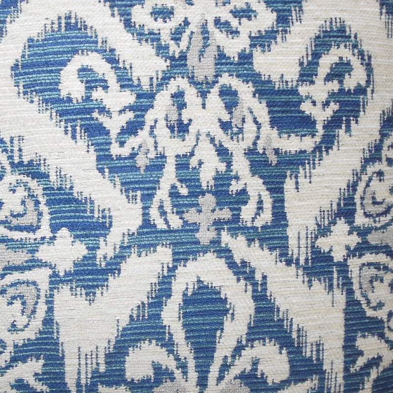Coussin décoratif Ingalill Ikat, Indigo, H 20 po x l 20 po x P 5 po