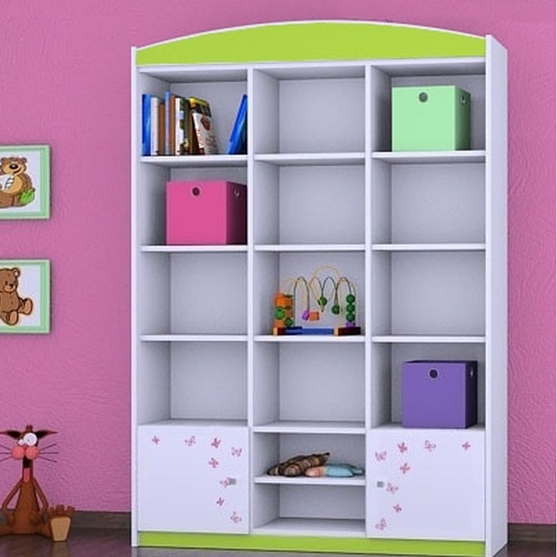 Gabriela 183cm H X 132cm W Animals Kids Cube, Green