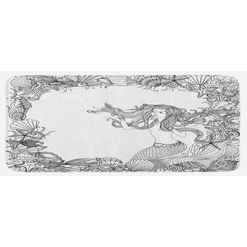 Tapis de cuisine sirène