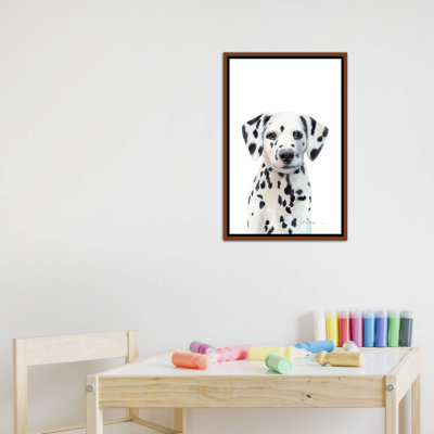 Chiot dalmatien par Watercolor Luv - reproduction d'art