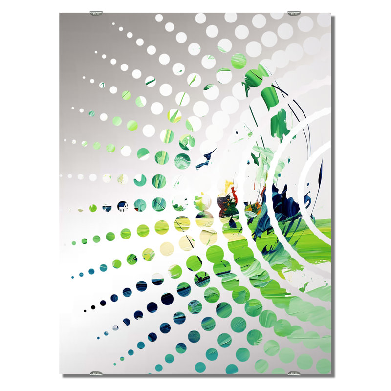 Chessica - Miroir mural décoratif abstrait MIR137888, 40 po x 30 po