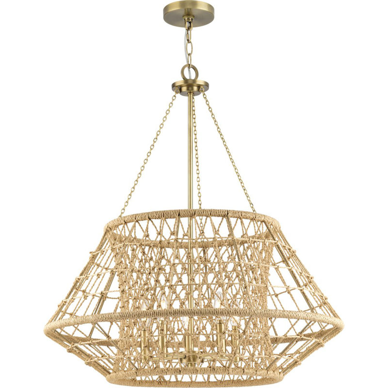Lustre géométrique simple à 5 lumières Abdurahim