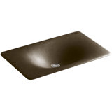 Iron Tones® Metal Rectangular Drop-In Bathroom Sink