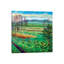 Green Meadows Fields Foggy Forest Hill by Valery Rybakow - Painting on Canvas-63929435-63929437