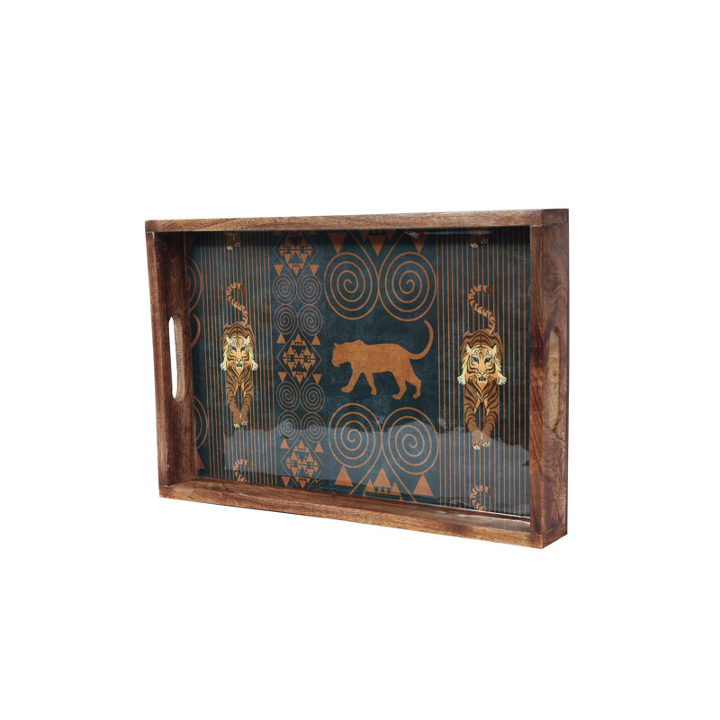 Plateau en bois - ensemble de 3