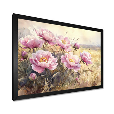 Jabreya pivoines par The Open Prairie II - pivoines, art mural sur toile