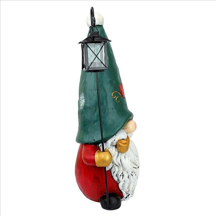 Design Toscano Moe the North Pole Gnome Holiday Statue & Reviews | Wayfair