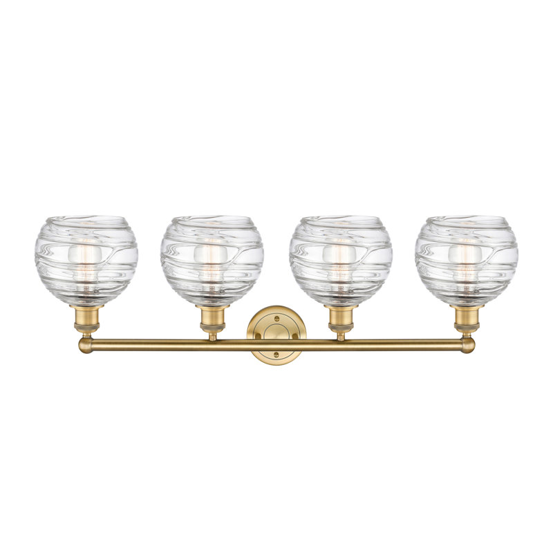 Essex 4 - Light Dimmable Vanity Light, Brushed Brass