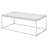 Light Oak And Chrome Coffee Table With Open Base