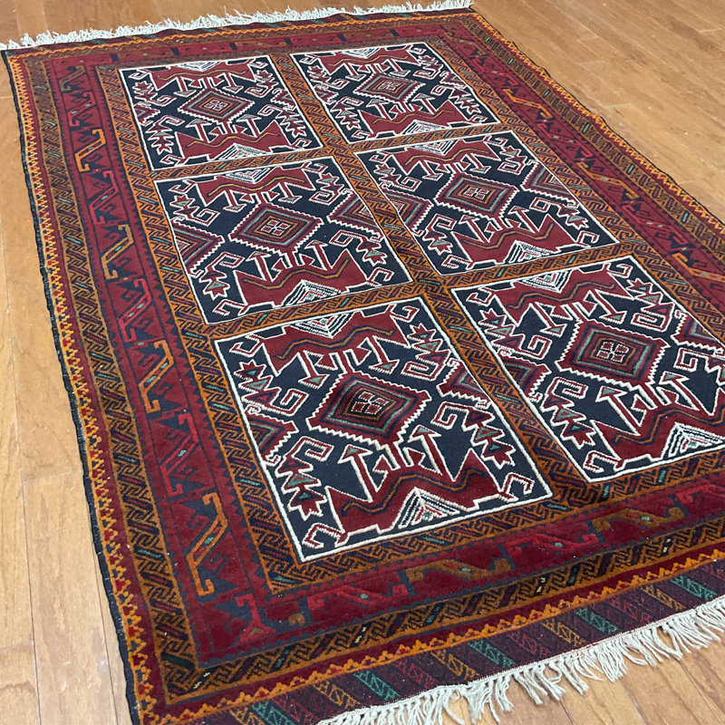  Tapis en laine Soumak fabriqué à la main