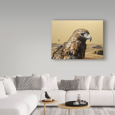 «Red Tailed Hawk» par Etelca, impression sur toile tendue
