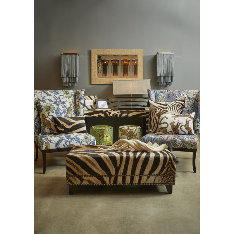44" Genuine Hide Ottoman