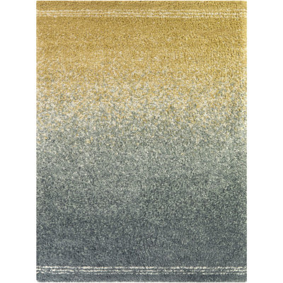 Tapis à poil long gris Norrisa
