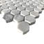 Carrara 1" x 1" Marble Honeycomb Mosaic Wall Tile