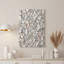 Art mural sur toile mosaïque blanche nacre blanche-132737081