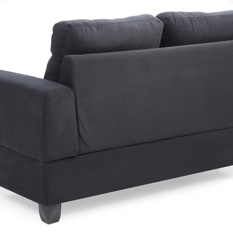 Causeuse Cozy, Noir