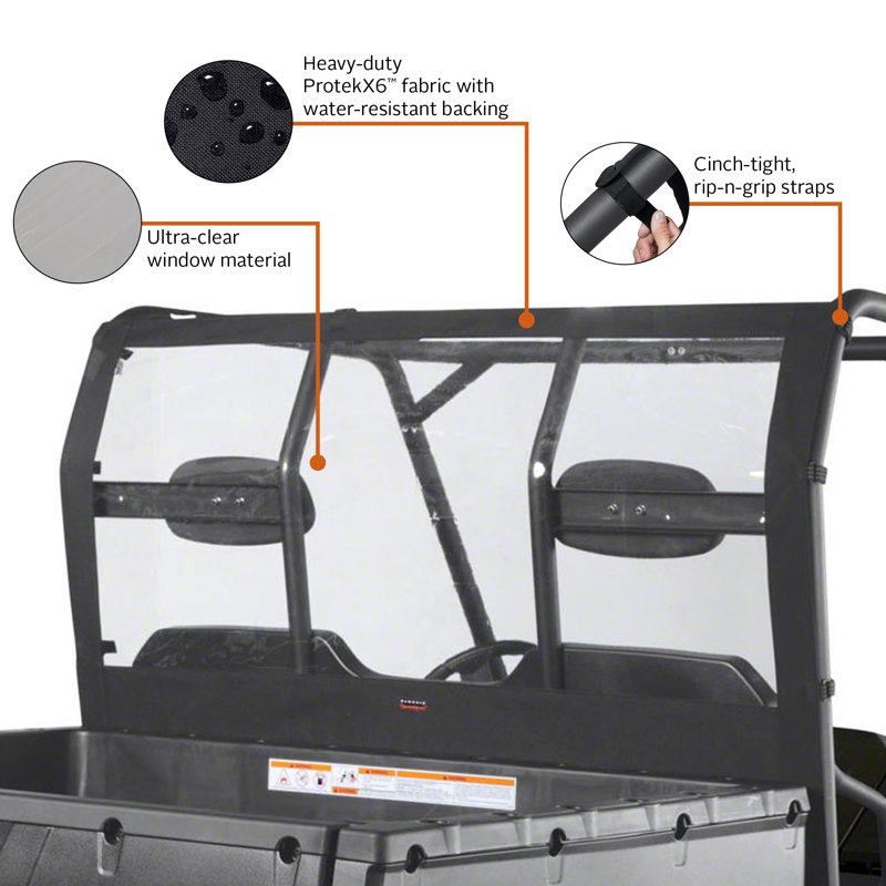 QuadGear Snap Closure Mildew Resistant UTV Cover By Classic Accessories, 2009 Polaris Ranger XP/HD