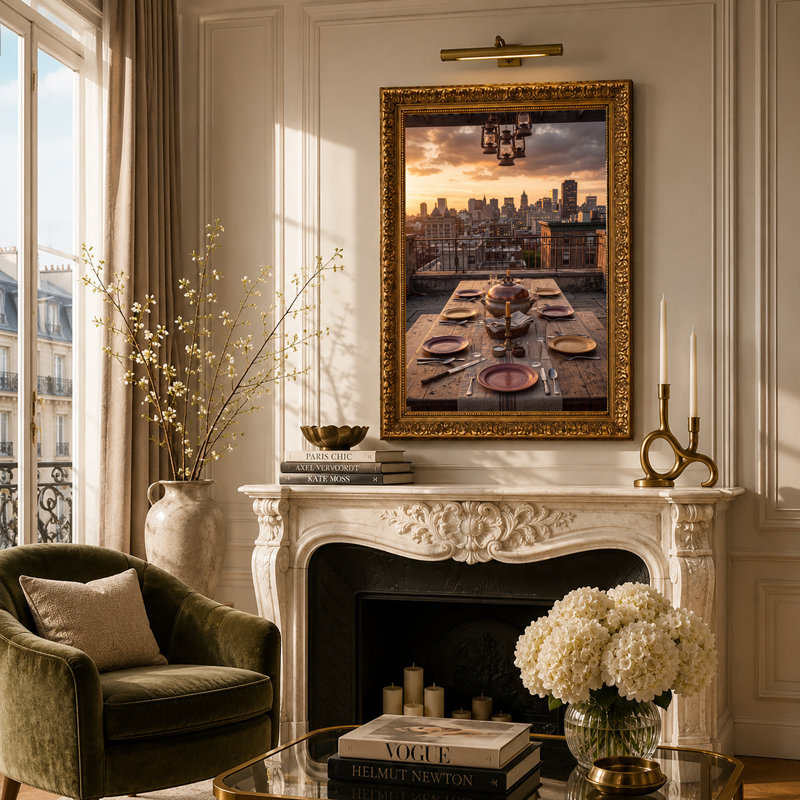 Art mural sur toile Rustic, H 30 po x l 20 po