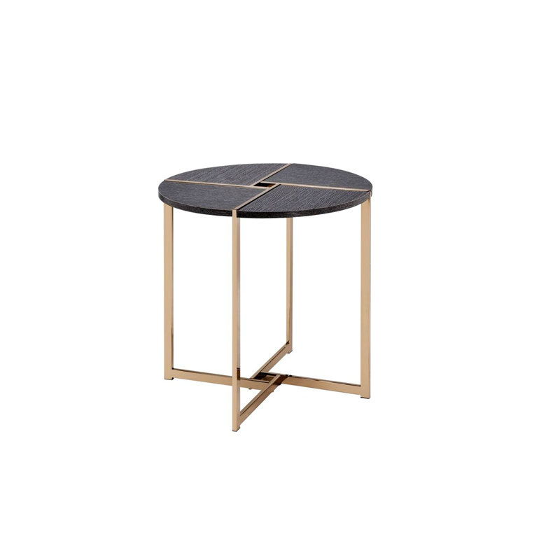 Table de bout ronde Bromia, H 24,07 po x l 24,04 po x P 24,03 po