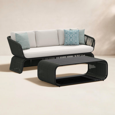 Carlen 3-Person Sunbrella® Patio Seating Group