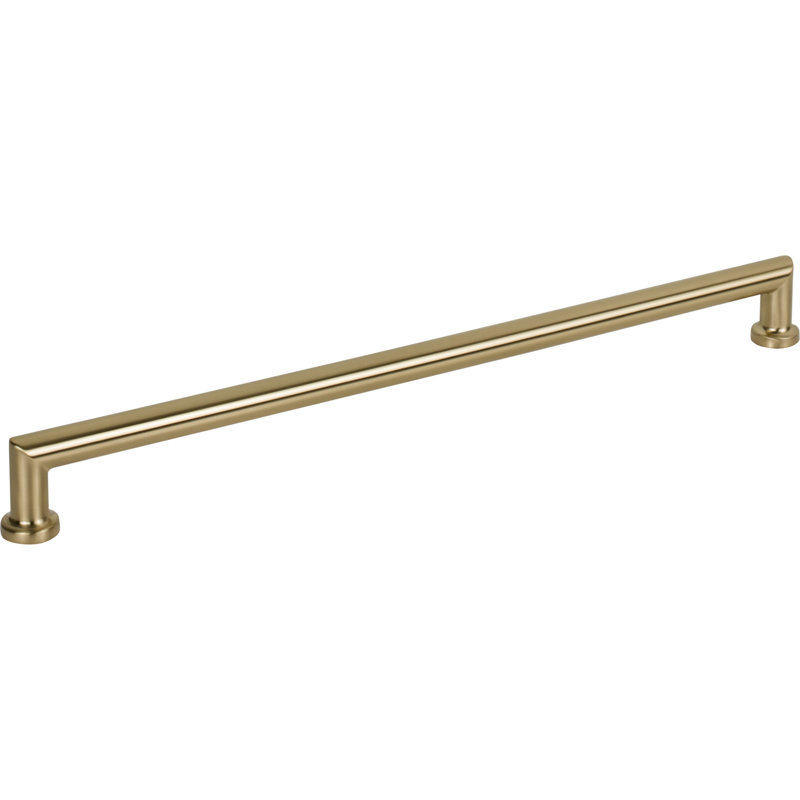 Honey Bronze 12-Inch Modern Bar Pull with Mounting Hardware